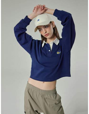 GSW 스트라이프 카라 티셔츠(N231TS033P)