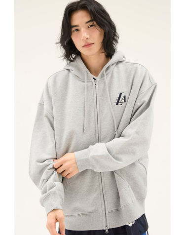 LAL 백 레터링 후드 집업(N251TJ030P)