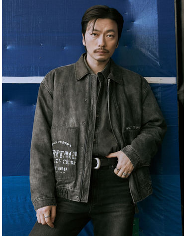 빈티지 스웨이드 카라 패딩 점퍼(B254JP104P)