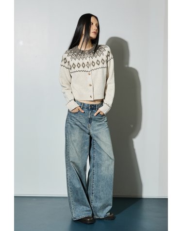 여성 뉴와이드 D/L톤 데님 팬츠(B265DP822P)