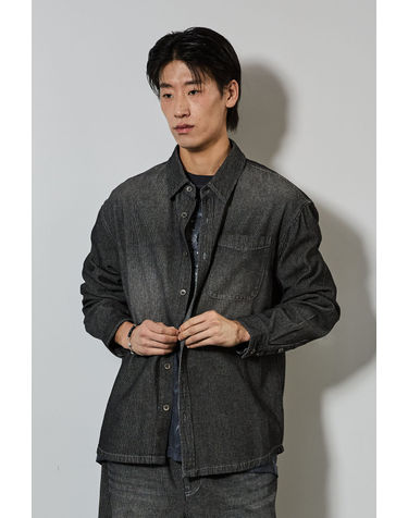 [SET] 스트라이프 데님 셔츠(B265DS202P)