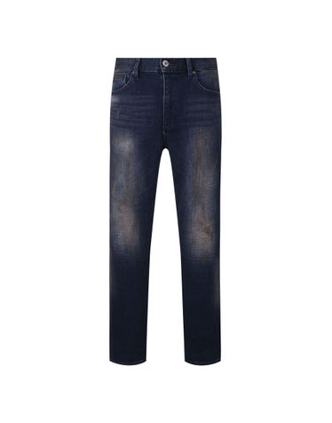 [HEATING JEAN] 슬림스트레이트 D톤 기모 데님 팬츠(B254DP180P)