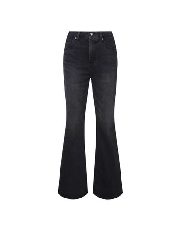 [HEATING JEAN] 여성 부츠컷 D/BK톤 기모 데님 팬츠(B254Z0789P)