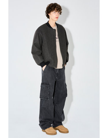 버커루 유니 데님 파라슈트 카고 팬츠(B255DP249P)