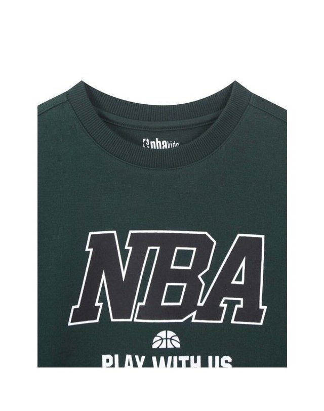 엔비에이키즈 NBA키즈 [갤러리아] (NBA키즈)NBA 플레이 맨투맨(K253TS030P/53) 착용컷