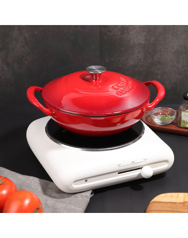 코렐 코디네이츠 무쇠 스칼렛 22cm 웍냄비