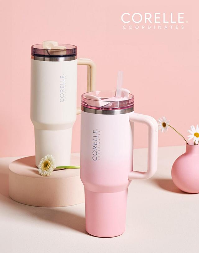 코렐코디네이츠 코렐 코디네이츠 피치/바닐라 텀블러 1200ml 착용컷