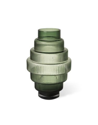 STEPS VASE Small size Green