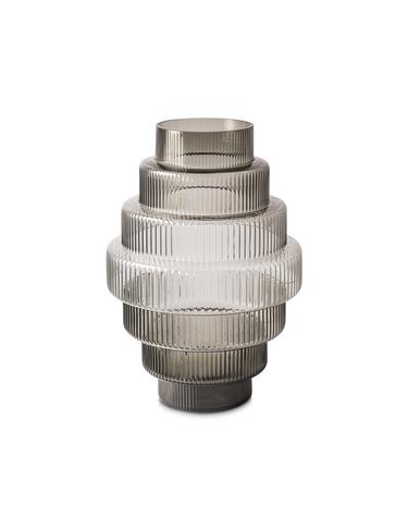 STEPS VASE Small size Grey