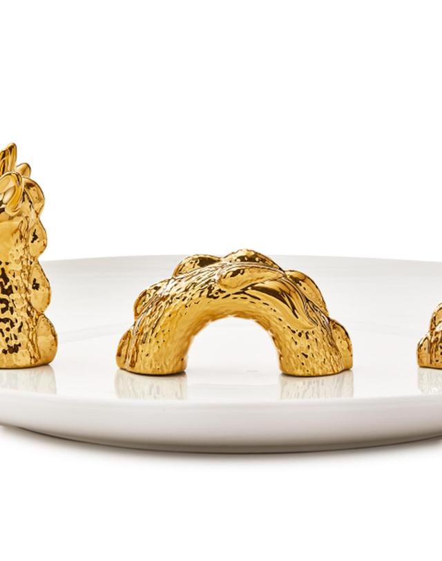 폴스포텐 DRAGON PLATE_White 40cm 착용컷