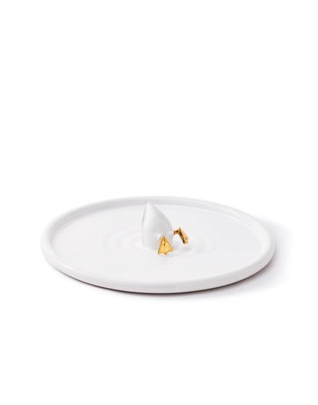 폴스포텐 Diving Duck Plate 40cm _White 착용컷