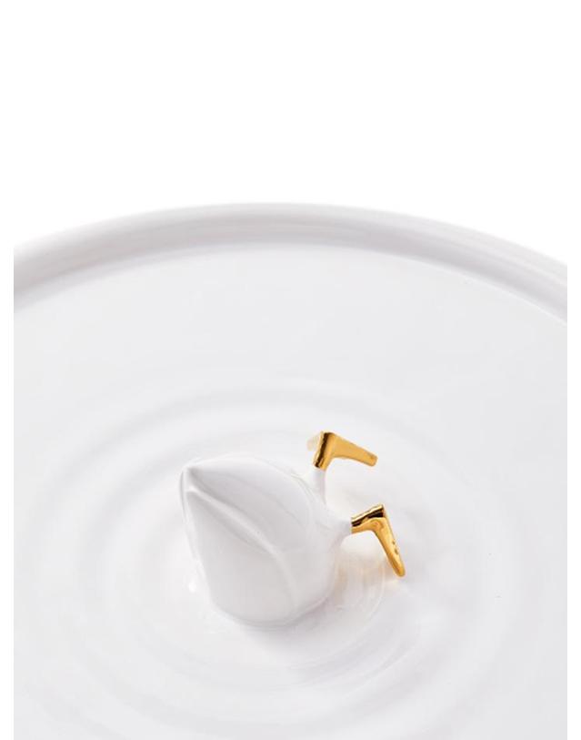 폴스포텐 Diving Duck Plate 40cm _White 착용컷