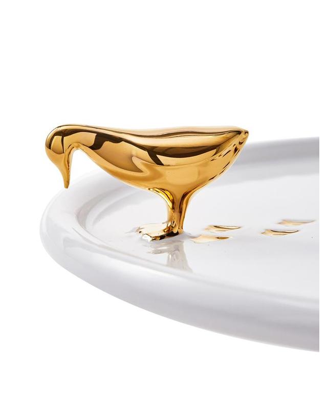 폴스포텐 Walking duck plate_ White 착용컷