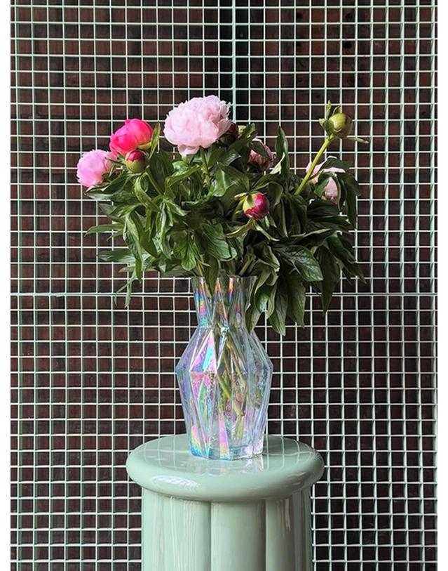 폴스포텐 Glass fold vase_S 착용컷