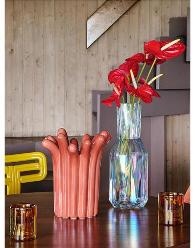 폴스포텐 Glass fold vase_L 착용컷
