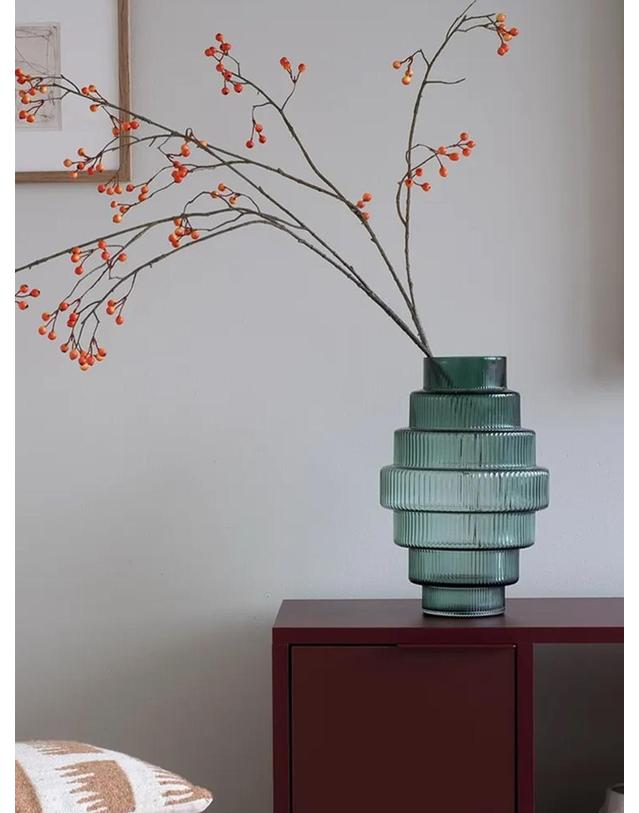 폴스포텐 STEPS VASE Small size Green 착용컷