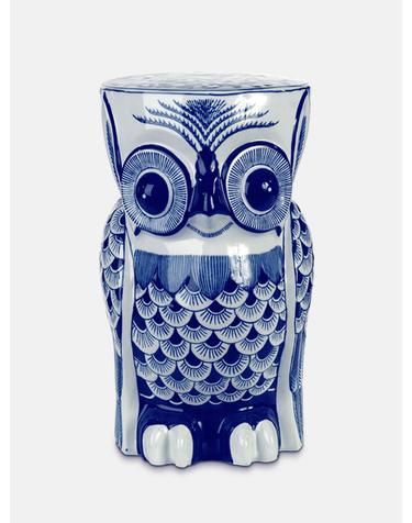 Flower owl side table