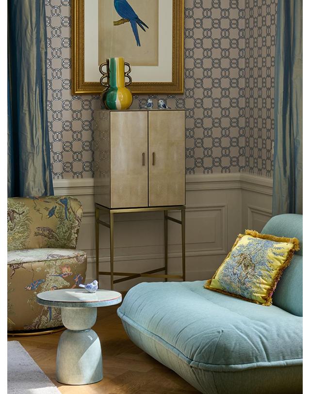 폴스포텐 Pawn side table_GRAY 착용컷