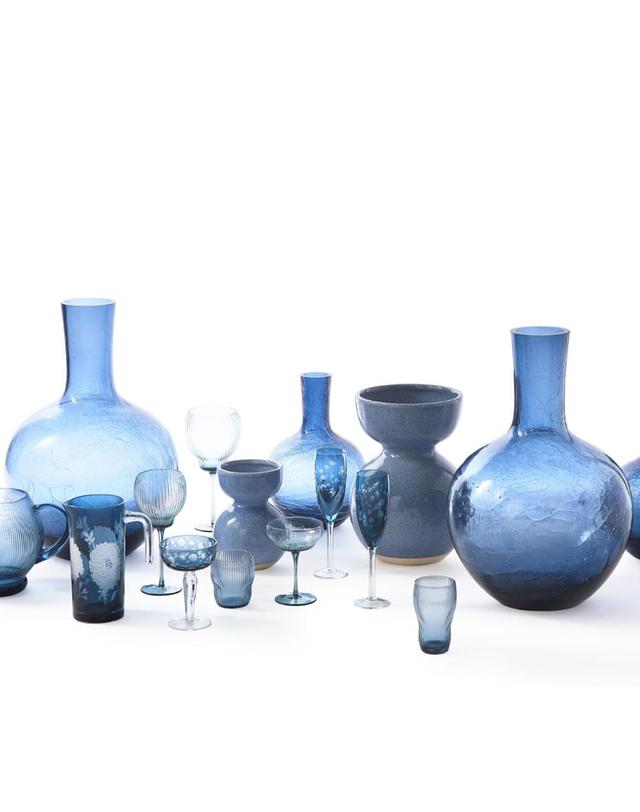 폴스포텐 Pum Wineglass_Blue 2P SET 착용컷
