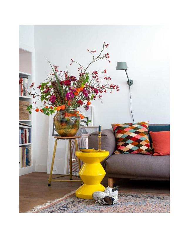 폴스포텐 Zigzag stool_Yellow 착용컷