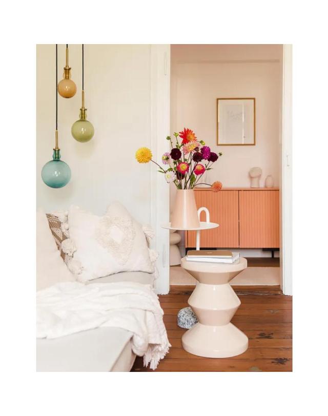 폴스포텐 Zigzag stool_Beige 착용컷
