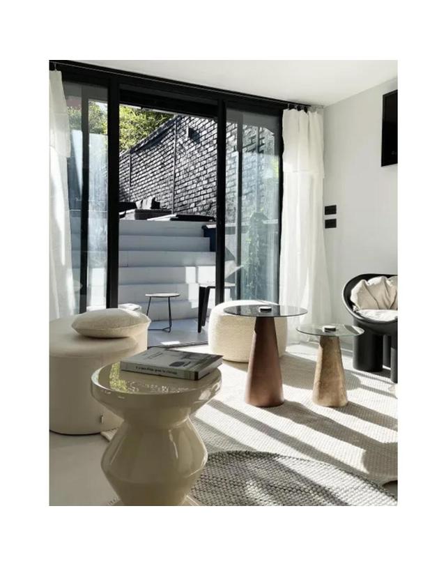 폴스포텐 Zigzag stool_Beige 착용컷