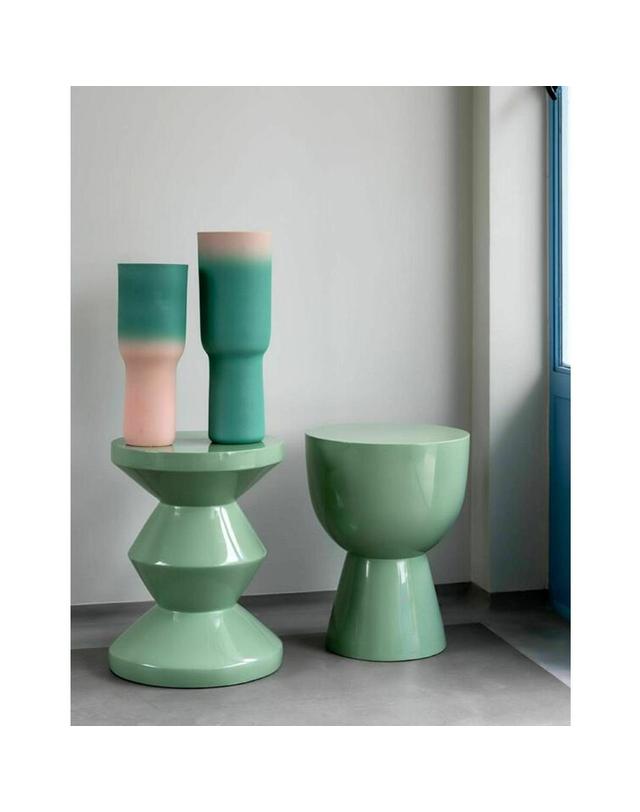 폴스포텐 Zigzag stool_Olive 착용컷