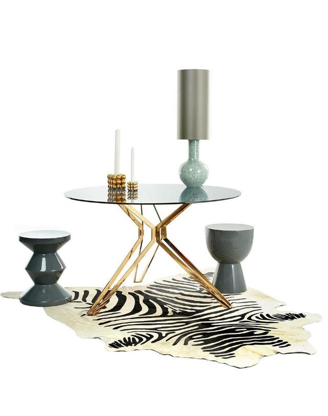 폴스포텐 Zigzag stool_Grey 착용컷