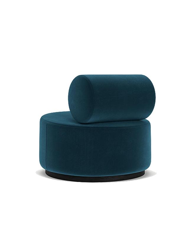 페스트암스테르담 SINCLAIR LOUNGE CHAIR _ ROYAL PETROL 착용컷