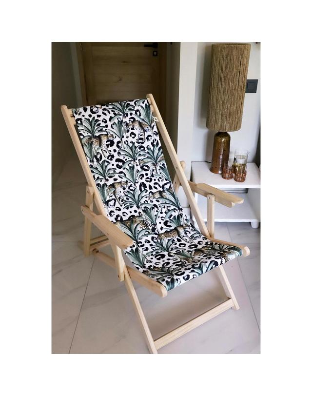포드바쉐 Leopard Garden Chair 착용컷