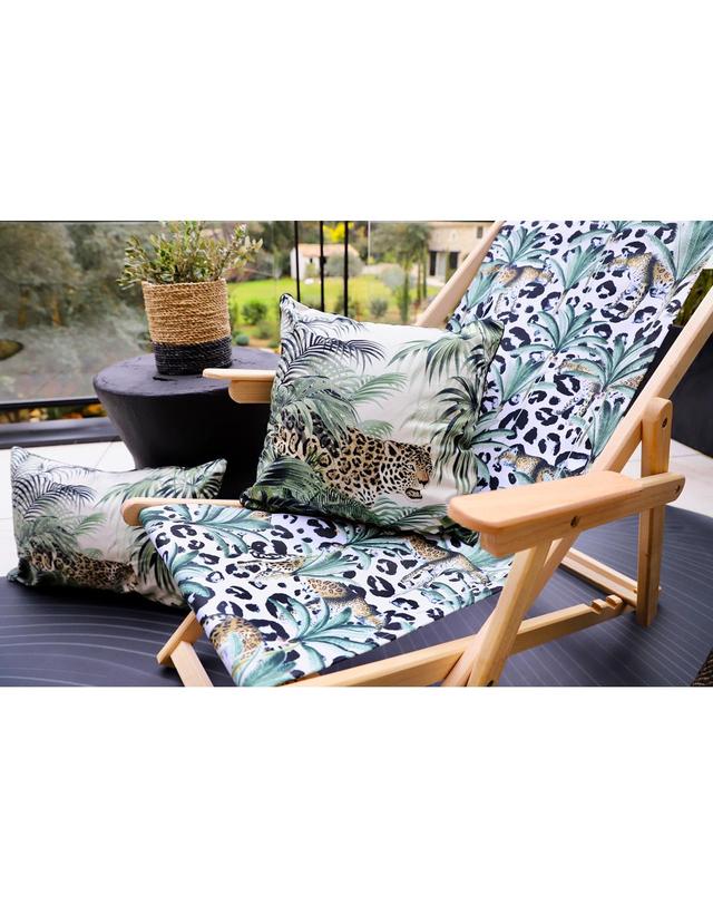 포드바쉐 Leopard Garden Chair 착용컷
