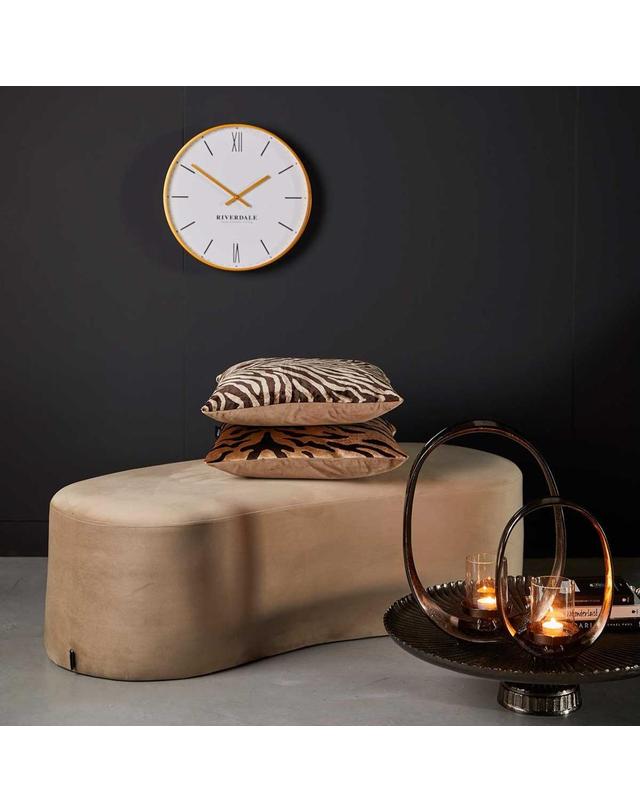 리버델 Wall clock Ferro gold 53cm 착용컷
