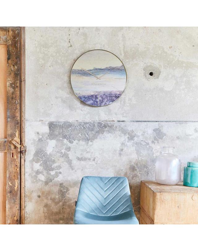 리버델 Wall Clock Brixton Metallic 65cm 착용컷
