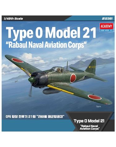 [보리보리] 1/48 A6M2b 0식 함상 전투기 21형 라바울 해군 항공대 12381