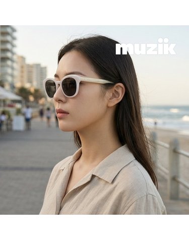 뮤지크 BLUES 26 블루스 캣아이 뿔테 오버 프랑스 패션 선글라스