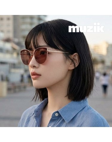 뮤지크 DAYDREAM RG RL 데이 드림 캣아이 메탈 보잉 티타늄 플랫 틴트 패션 선글라스