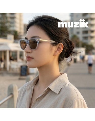 뮤지크 DRIPROCK 07 드립 락 캣아이 뿔테 오버 프랑스 패션 선글라스