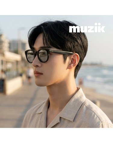 뮤지크 FUNKYSOUL 01 SVR 펑키 소울 라운드 뿔테 미러 프랑스 패션 선글라스