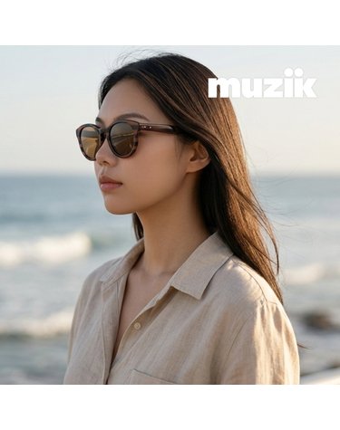 뮤지크 FUNKY SOUL 04 17 펑키 소울 라운드 뿔테 오버 레트로 프랑스 패션 선글라스