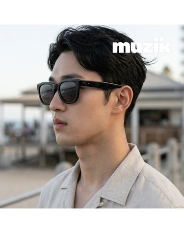 뮤지크 POP 01 팝 라운드 뿔테 프랑스 패션 선글라스