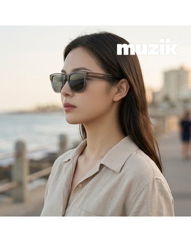 뮤지크 POP 05 팝 라운드 뿔테 프랑스 패션 선글라스