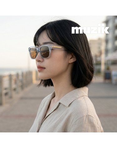 뮤지크 POP 07 팝 라운드 뿔테 프랑스 패션 선글라스