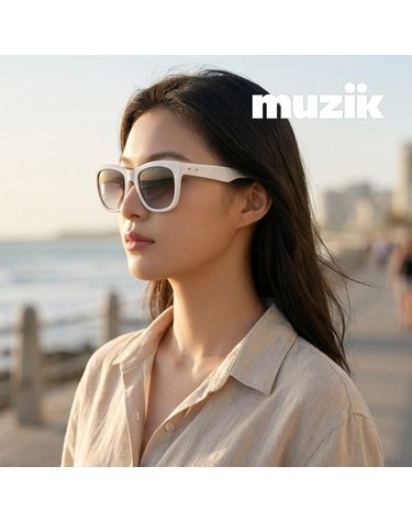 뮤지크 POP 09 팝 라운드 뿔테 프랑스 패션 선글라스