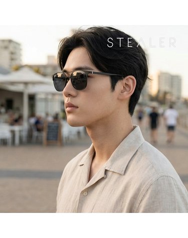 스틸러 CRASH 01 크래쉬 스퀘어 스틸 투브릿지 보잉 패션 선글라스