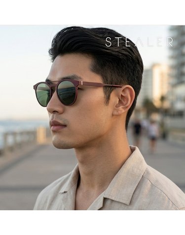 스틸러 CUE 06 큐 라운드 스틸 오버 보잉 경량성 패션 선글라스