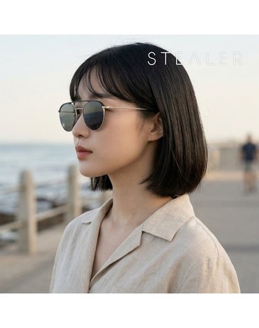 스틸러 INDIGO 10 인디고 라운드 투브릿지 티타늄 보잉 패션 선글라스