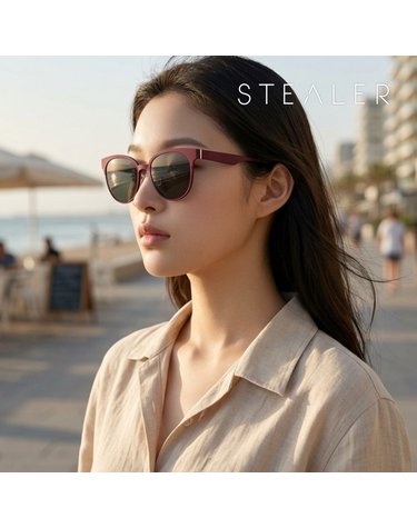 스틸러 SONNET 06 소넷 라운드 스틸 경량성 오버 패션 선글라스