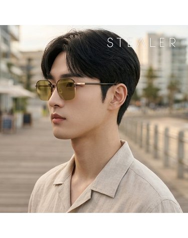 스틸러 VINCENT 21 빈센트 라운드 반무테 스틸 보잉 패션 선글라스