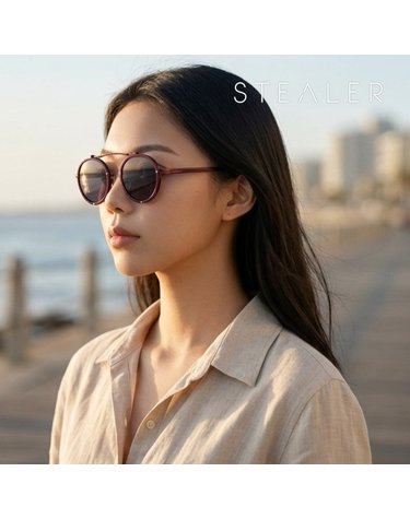 스틸러 VISTA 06 비스타 라운드 스틸 콤비 보잉 패션 선글라스