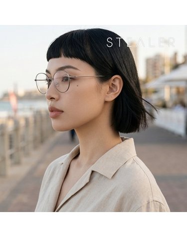스틸러 HIVE 03 하이브 라운드 보잉 티타늄 경량성 패션안경테